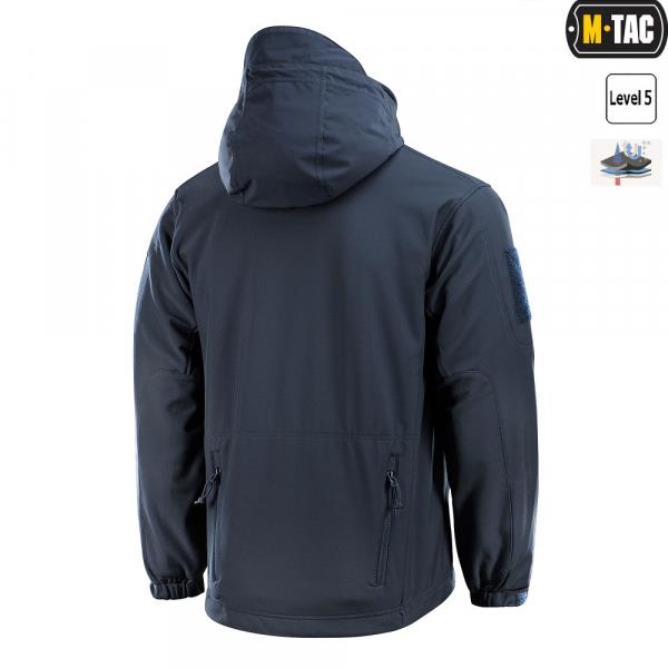 M-Tac Куртка Soft Shell з підстібкою Dark Navy Blue M – ціна