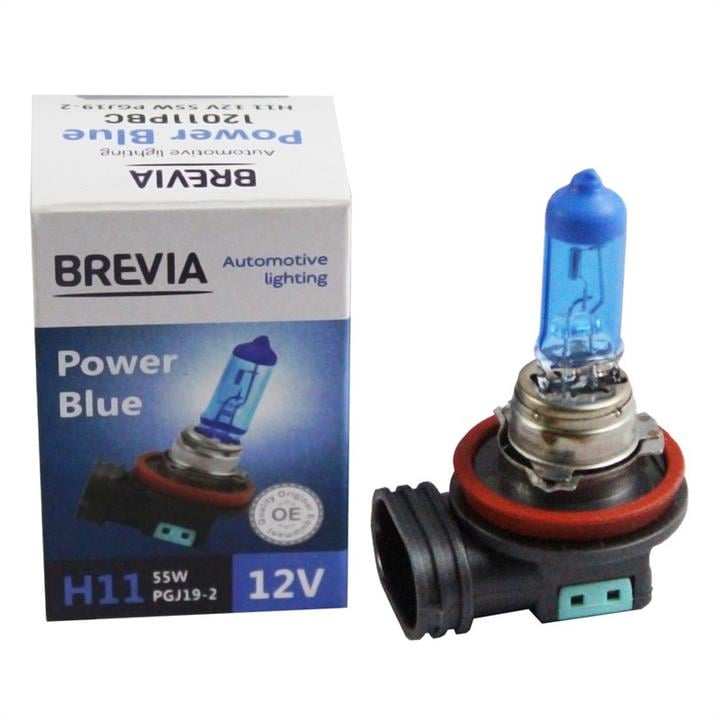 Brevia 12011PBC Лампа галогенна Brevia Power Blue 12В H11 55Вт 12011PBC: Купити в Україні - Добра ціна на EXIST.UA!