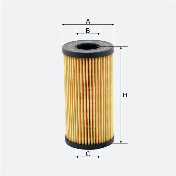 Фільтр масляний Molder OFX331D