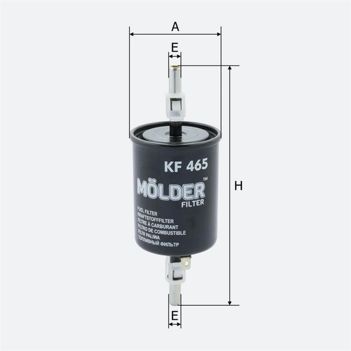 Паливний фільтр Molder KF465