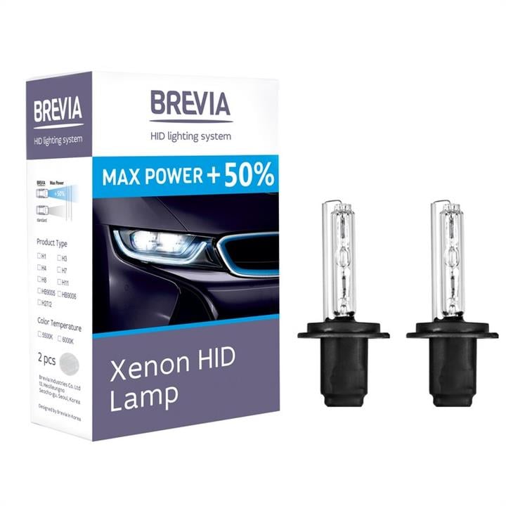 Brevia 12750MP Лампа ксенонова Brevia Max Power +50% H7 12V 35W (2 шт.) 12750MP: Приваблива ціна - Купити в Україні на EXIST.UA!