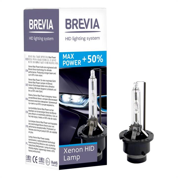 Brevia 85215MPC Лампа ксенонова Brevia Max Power +50% D2S 85V 35W 85215MPC: Купити в Україні - Добра ціна на EXIST.UA!