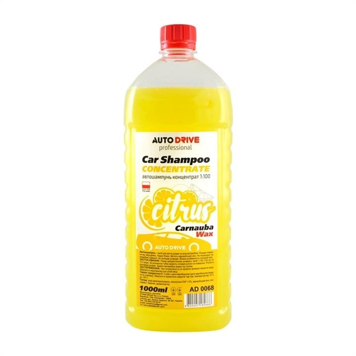 AD0068 Auto Drive Автошампунь AUTO DRIVE Citrus Carnauba Wax концентрат 1л (AD0068)