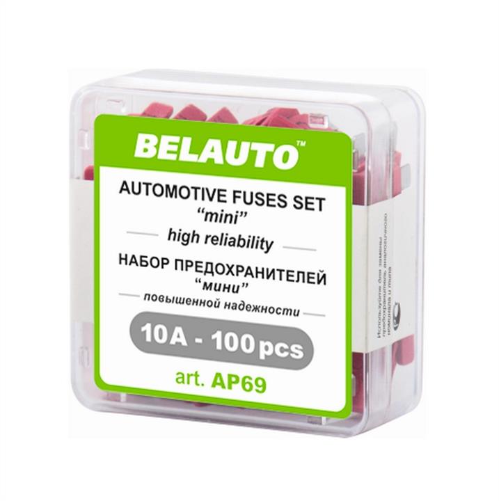 AP69 Belauto Запобіжники "міні" 10А 100 шт BELAUTO AP69 підвищеної надійності (AP69)