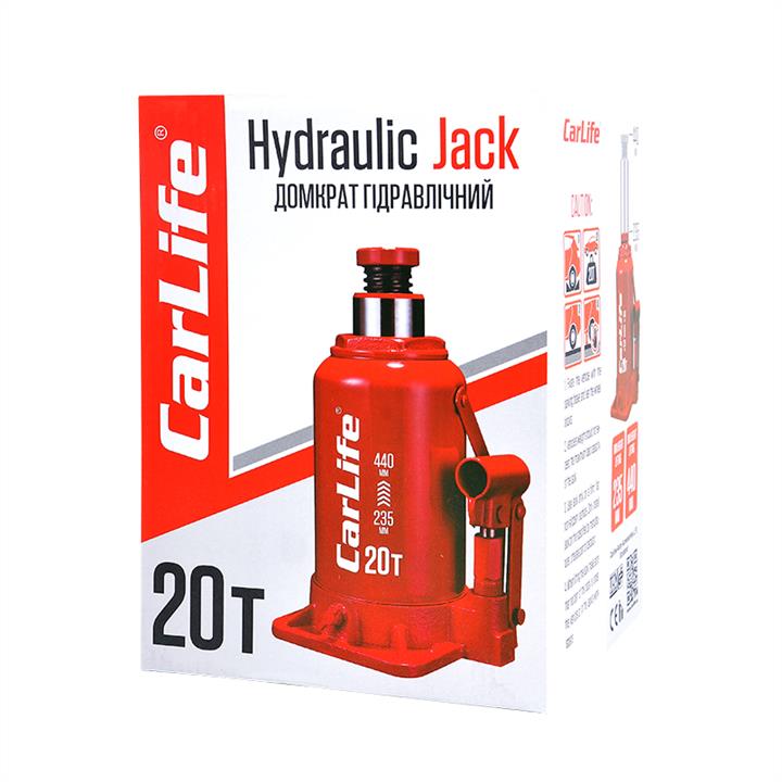 CarLife Домкрат пляшковий 20 т 235-440 мм гідравлічний CARLIFE (BJ420) – ціна 2092 UAH