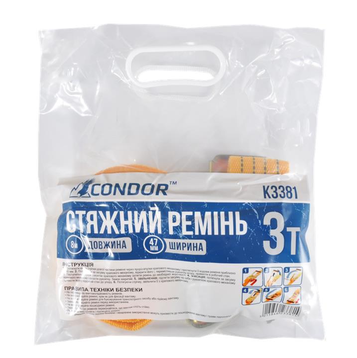 Condor K3581 Стягнутий ремінь CONDOR K3358 5т 8м пакет K3581: Приваблива ціна - Купити в Україні на EXIST.UA!