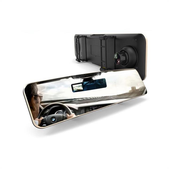 Видеорегистратор-зеркало с дополнительной камерой заднего вида REMAX Black (CX-03)