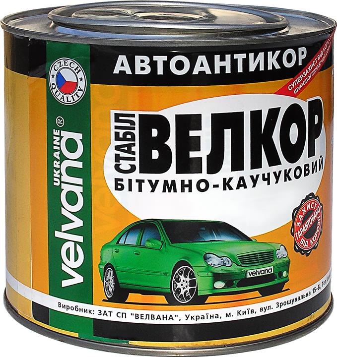 Velvana 4820031820097 Автоантикор Велкор Стабіл бітумно-каучуковий, 1,8 кг 4820031820097: Приваблива ціна - Купити в Україні на EXIST.UA!
