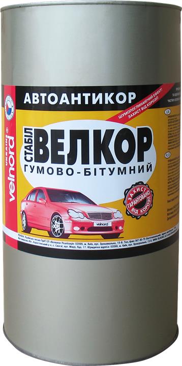Velvana 4820031821162 Автоантикор Велкор Стабіл гумово-бітумний, 4 кг 4820031821162: Купити в Україні - Добра ціна на EXIST.UA!