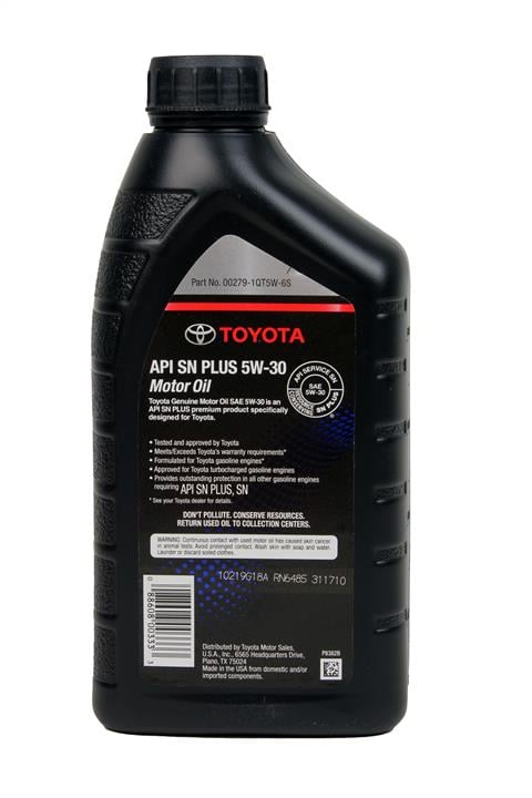  Моторное масло Toyota SN 5W-30, 0,946л