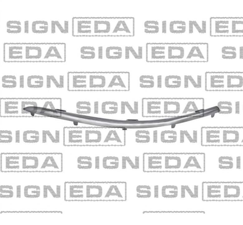 PVW04141MAL Signeda Молдинг бампера переднего хромовый