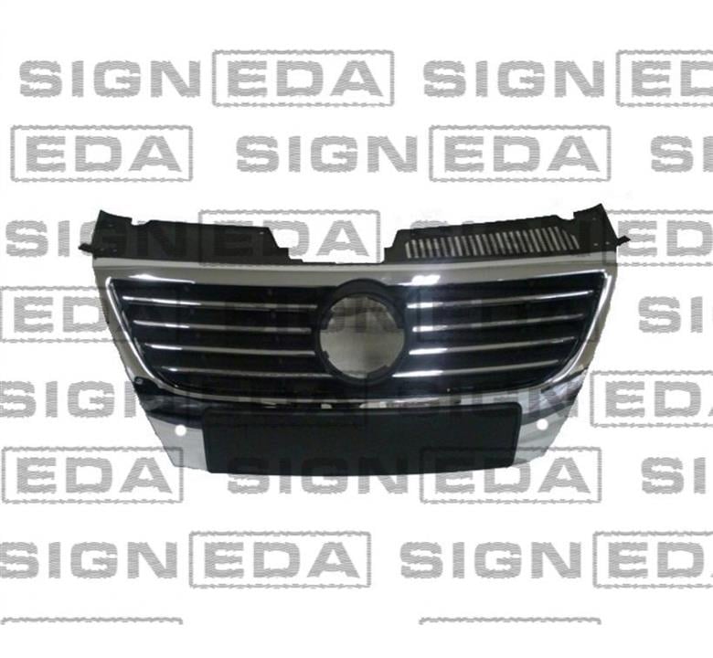 Передняя решетка Volkswagen Passat (Фольксваген Пассат): PVW07056GAEK Signeda Решетка радиатора
