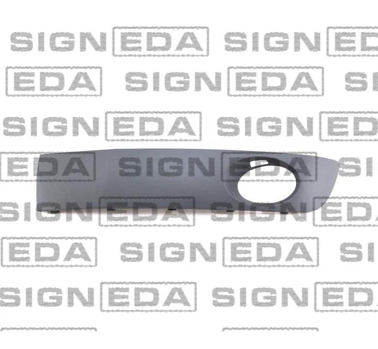 Решітка радіатора Volkswagen Transporter (Фольксваген Транспортер): PVW07085GAL Signeda Решітка бампера переднього (заглушка) ліва