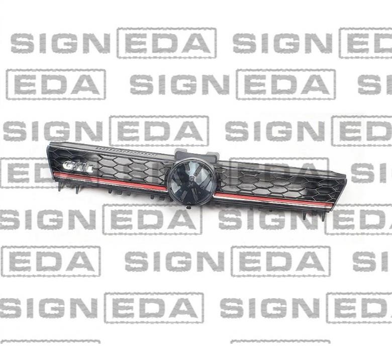 Передняя решетка Volkswagen Golf (Фольксваген Гольф): PVW07130GA Signeda Решетка радиатора