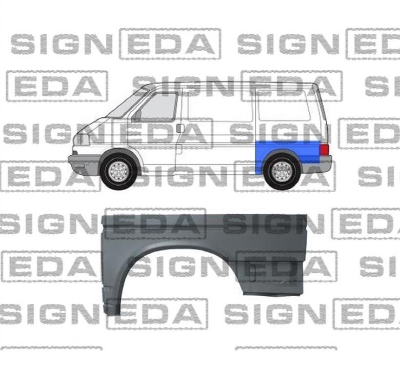 PVW19000ELI Signeda Крыло заднее левое
