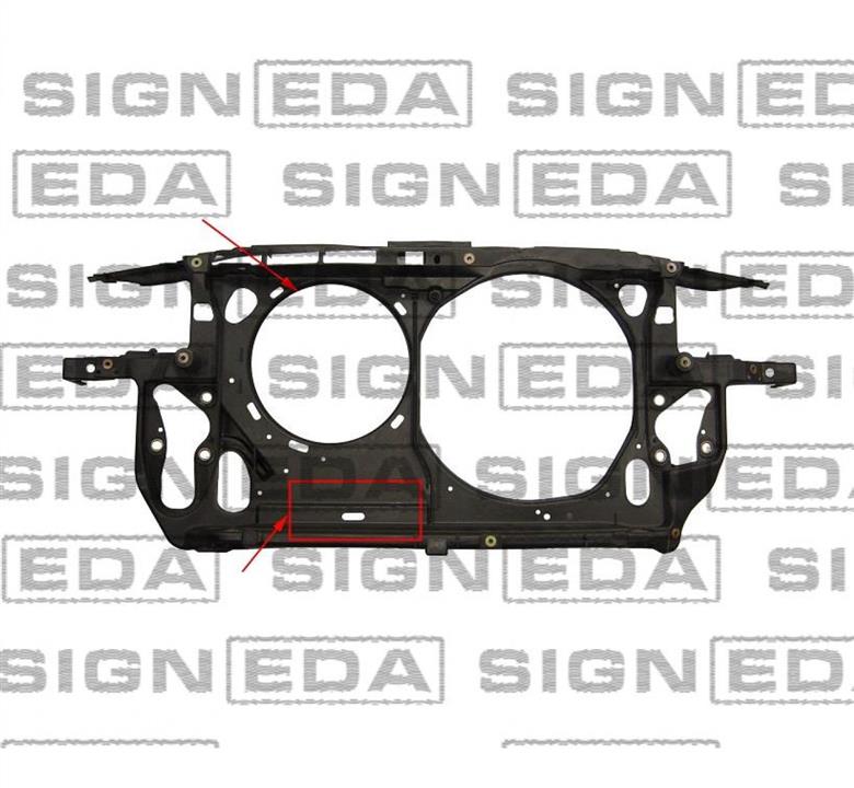 PVW30019AQ Signeda Панель передня