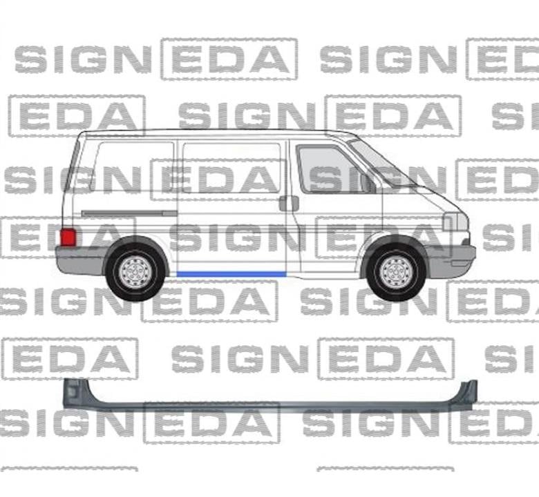 Пороги Фольксваген: PVW76012A Signeda Поріг
