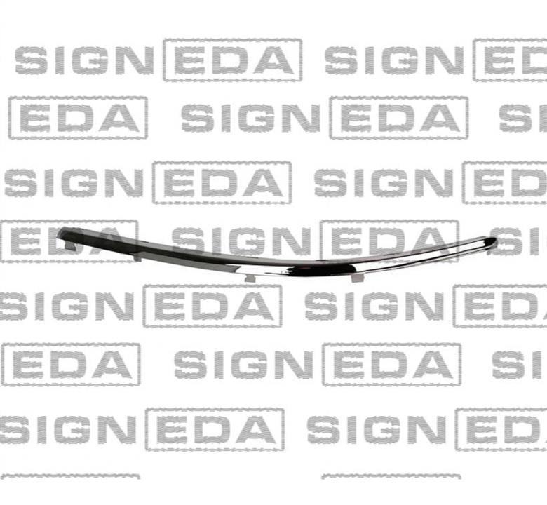 PVW99012AR Signeda Молдинг бампера переднего правый хромовый
