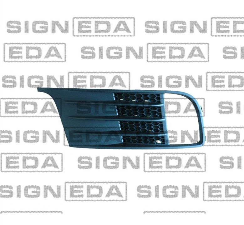 Решетка радиатора Volkswagen Jetta (Фольксваген Джетта): PVW990743GAL Signeda Решетка бампера переднего (заглушка) левая