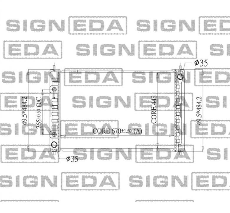 RA13039Q Signeda Радіатор