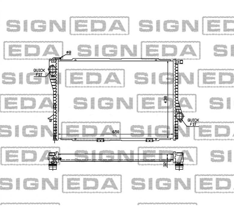 RA60648Q Signeda Радиатор
