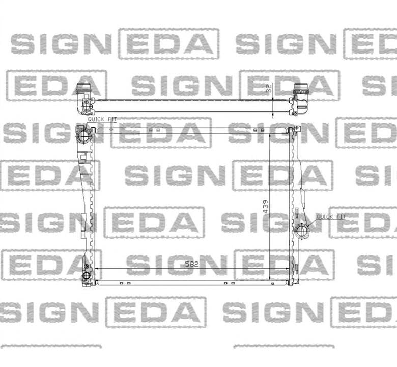 RA60782Q Signeda Радиатор