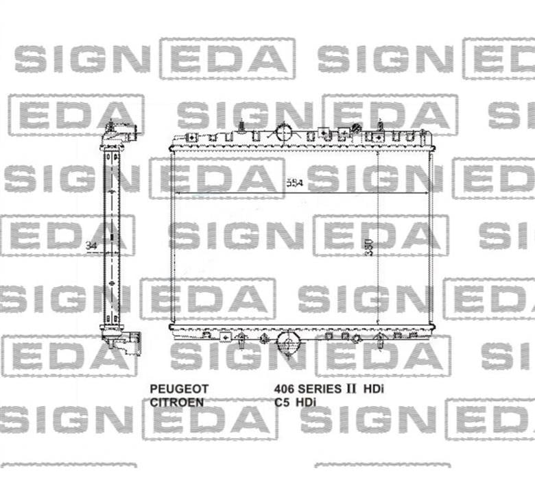 RA61291Q Signeda Радиатор