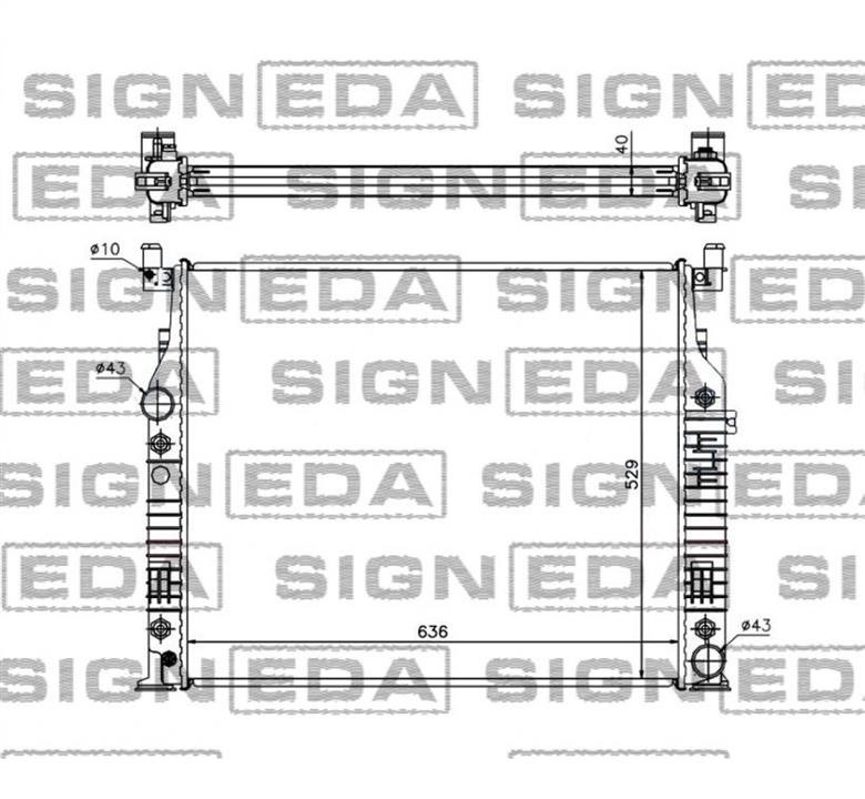 RA62576A Signeda Радиатор