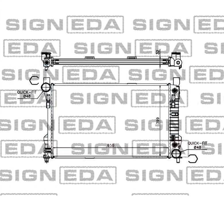 RA62786Q Signeda Радиатор