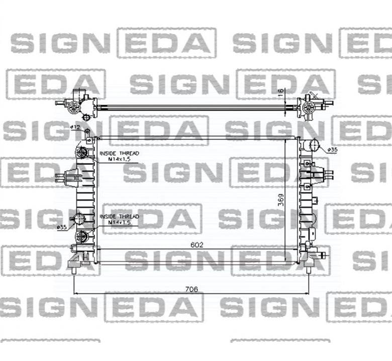 RA63027A Signeda Радиатор