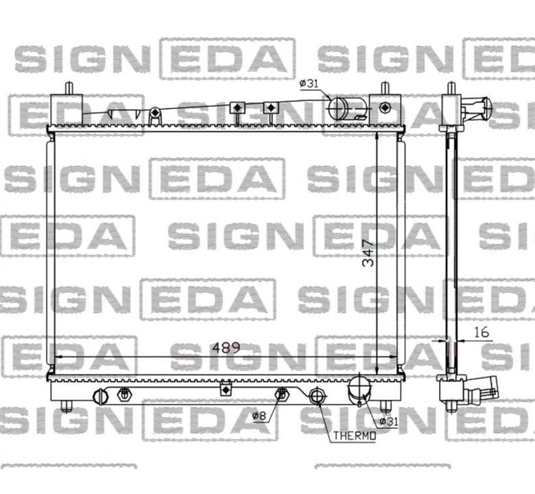 RA64799Q Signeda Радиатор