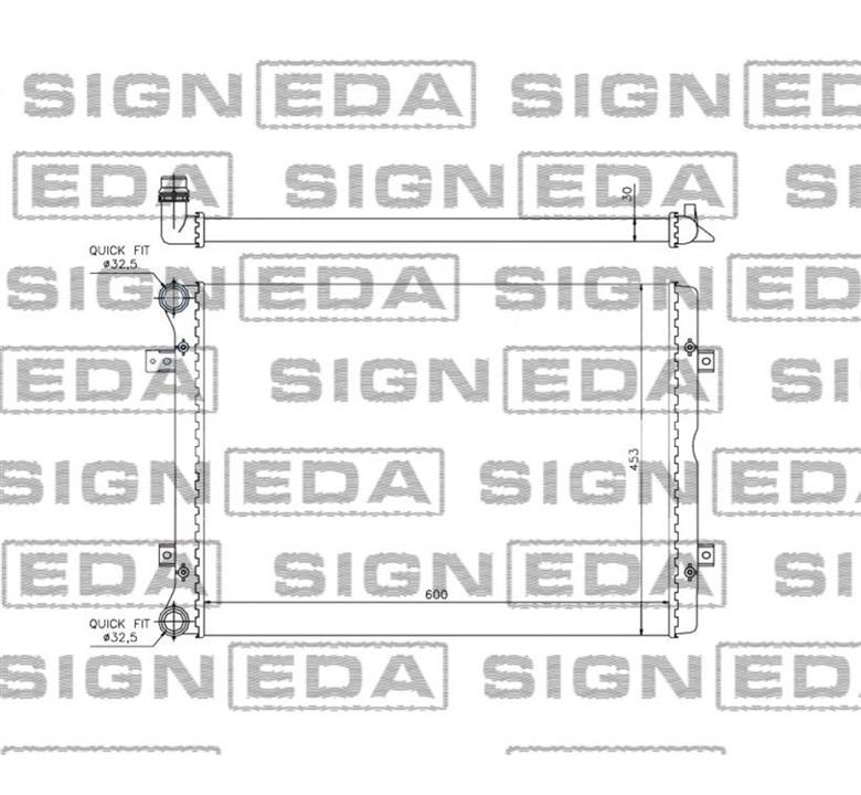 RA65014 Signeda Радиатор