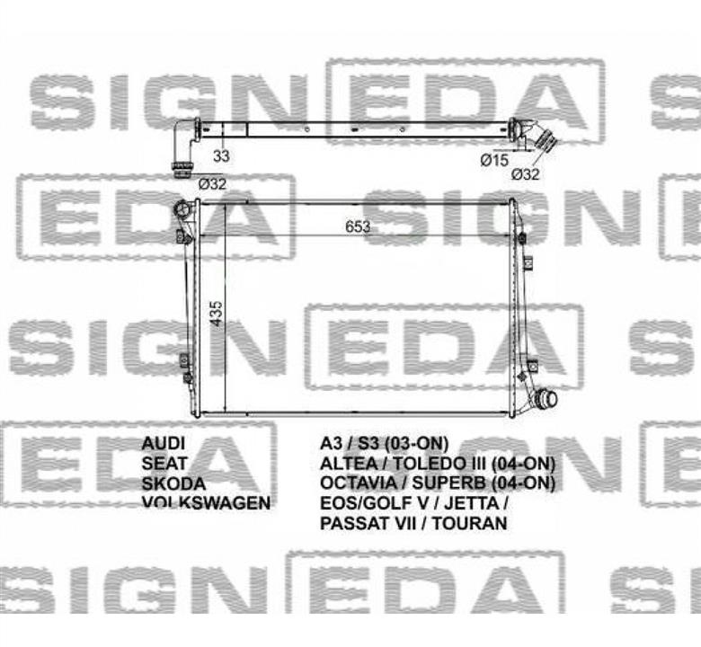 RA65291Q Signeda Радіатор