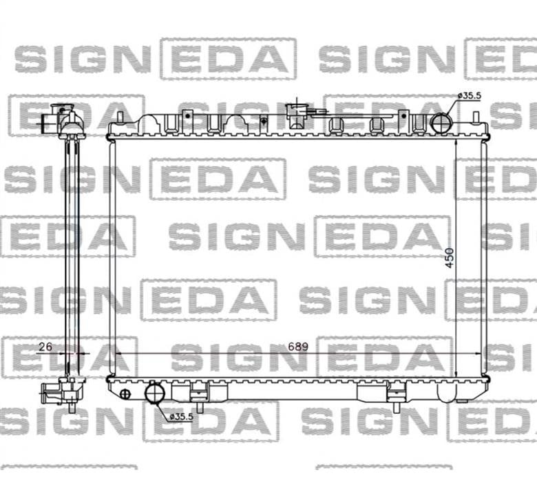 RA68703Q Signeda Радіатор