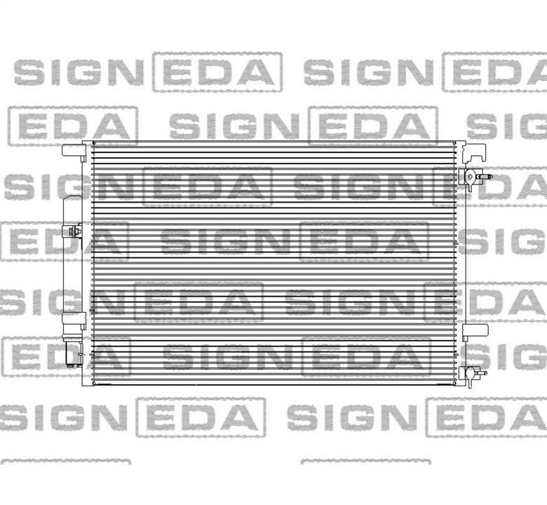 RC4688 Signeda Радіатор кондиціонера (Конденсатор)