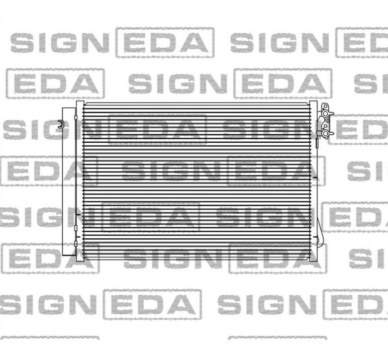 RC94872 Signeda Радиатор кондиционера