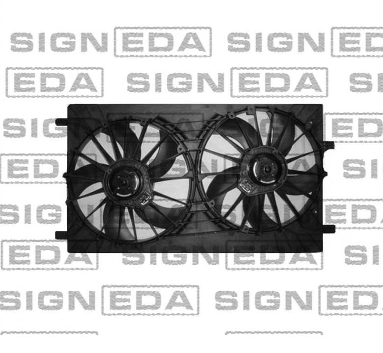 Signeda RDCR1289A Вентилятор електричний подвійний радіатора з дифузором RDCR1289A: Приваблива ціна - Купити в Україні на EXIST.UA!