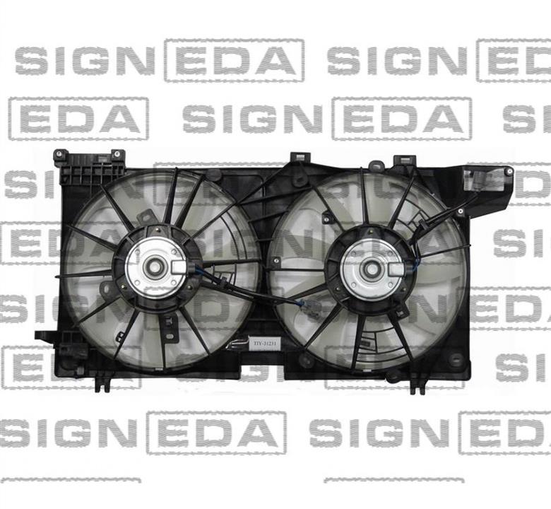 Пластикові панелі радіатора Субару: RDSB623480 Signeda Дифузор радіатора