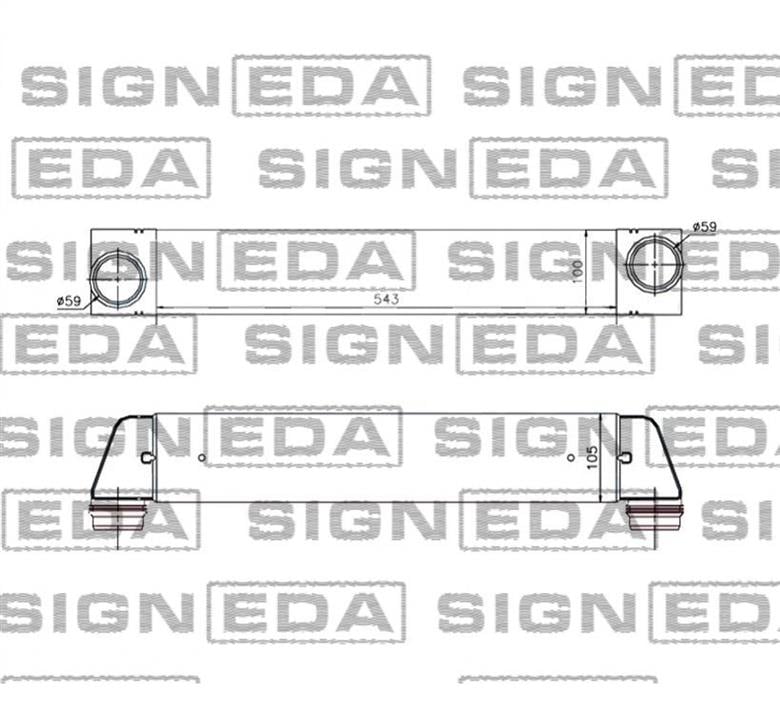 RI96607 Signeda Интеркулер