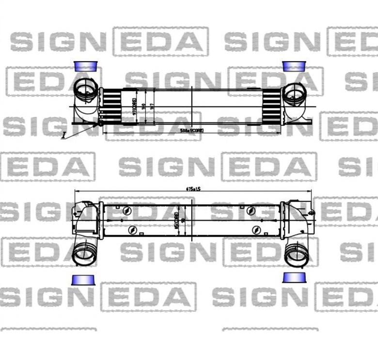RI96725 Signeda Интеркулер