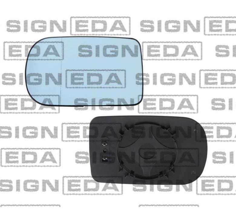 Стекло бокового зеркала BMW 7 series (БМВ 7 Серии): SBMM1023ERQ Signeda Зеркальный элемент правый