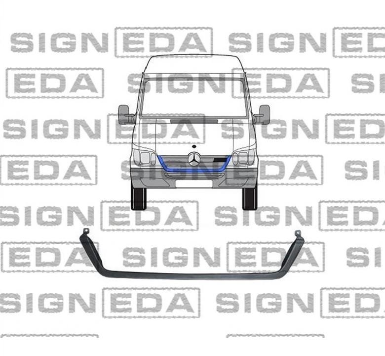 Signeda SIN0240 Накладка решетки SIN0240: Отличная цена - Купить в Украине на EXIST.UA! SIN0240 Signeda Накладка решетки