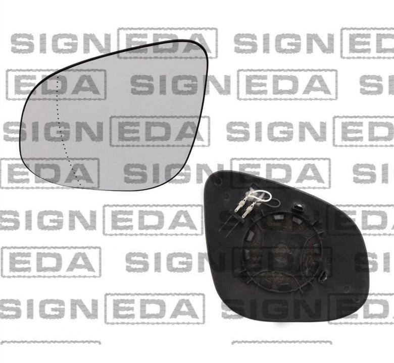 SRNM1037EL Signeda Вкладиш бокового дзеркала лівого