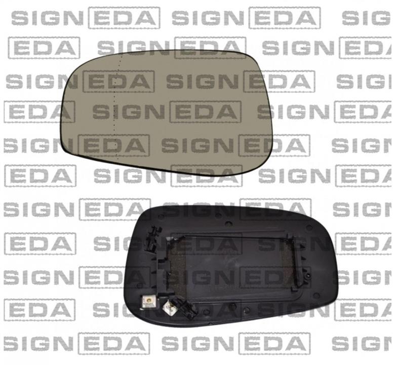 Вкладиш бокового дзеркала Volvo S40 (Вольво С40): SVVM1008EL Signeda Вкладиш бокового дзеркала лівого