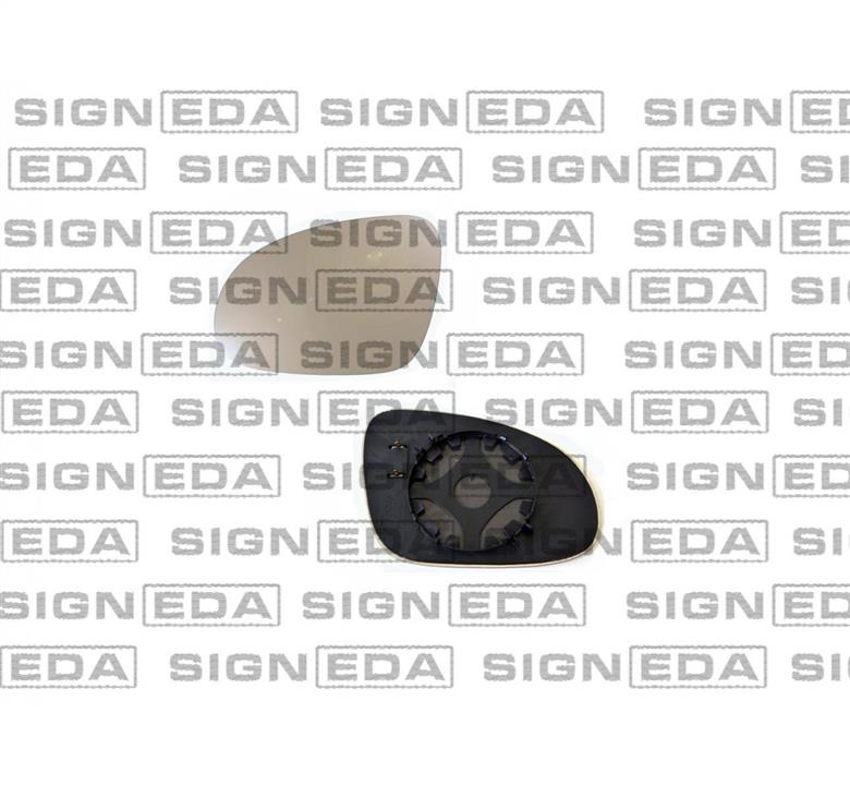 Вкладыш зеркала бокового Skoda Superb (Шкода Суперб): SVWM1017QEL Signeda Зеркальный элемент левый