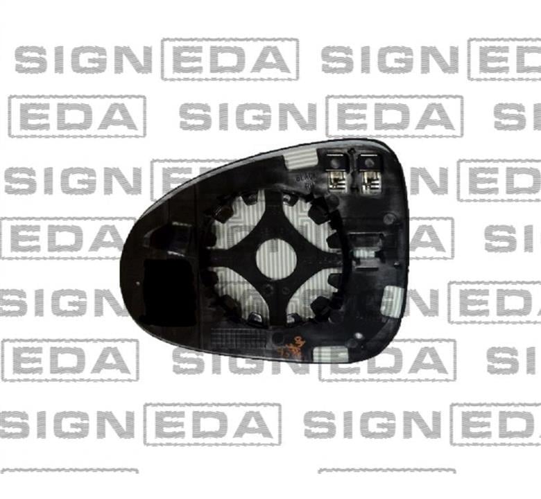 Вкладыш зеркала бокового Порш: SVWM1056ER Signeda Зеркальный элемент правый