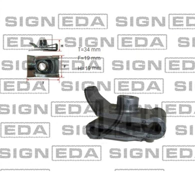 Signeda T1328 Пластина заставна для саморізів T1328: Купити в Україні - Добра ціна на EXIST.UA!