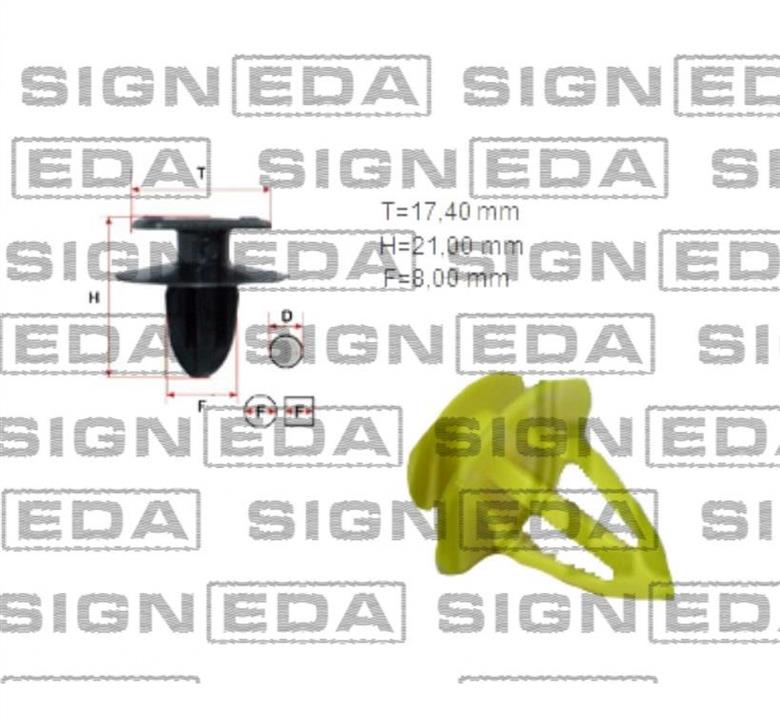 Signeda T859(10) Кліпси T85910: Купити в Україні - Добра ціна на EXIST.UA!
