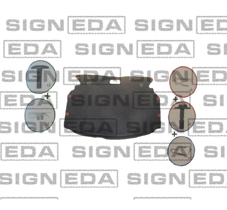 TRX90210 Signeda Клипсы