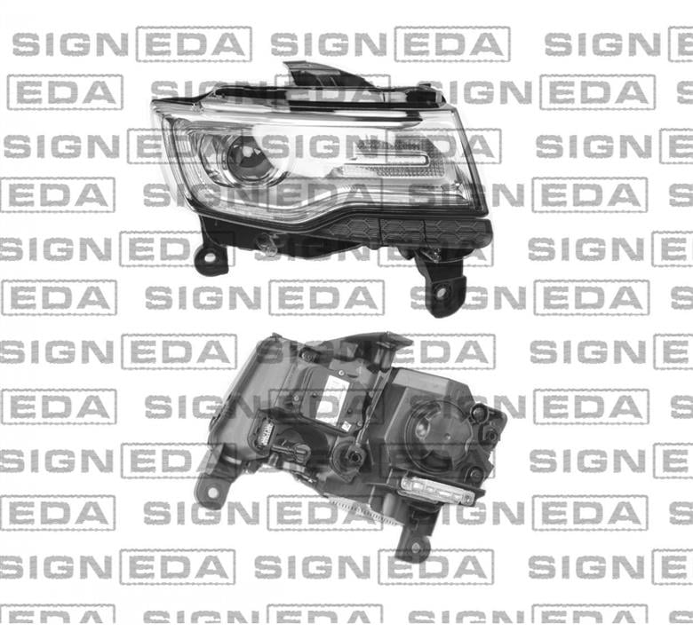 Фара головного света Джип: ZCR1179CR Signeda Фара основная правая